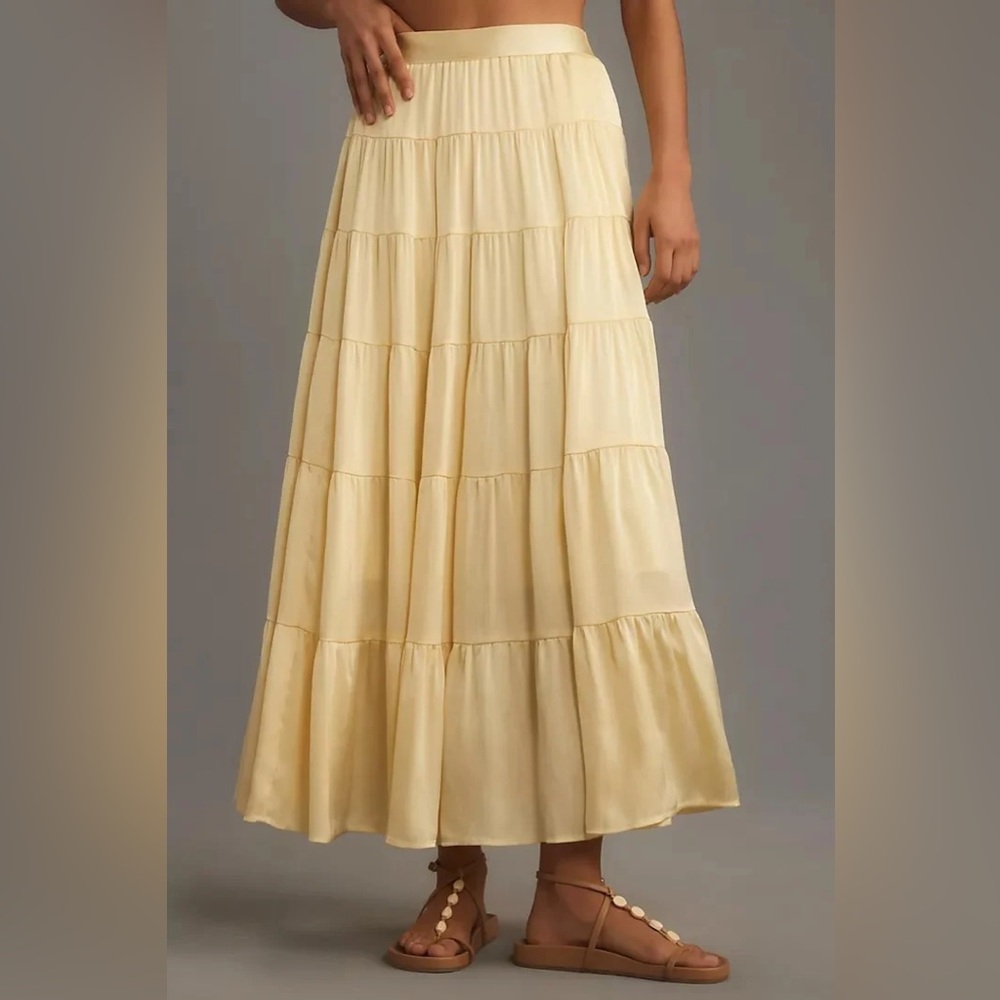 Butter Yellow Maxi Skirt